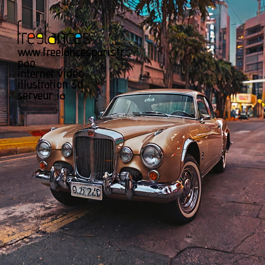 Pao mise en page internet vidéo illustration 3d serveur IA générative AI freelance paris studio de création magazines bhwjos30